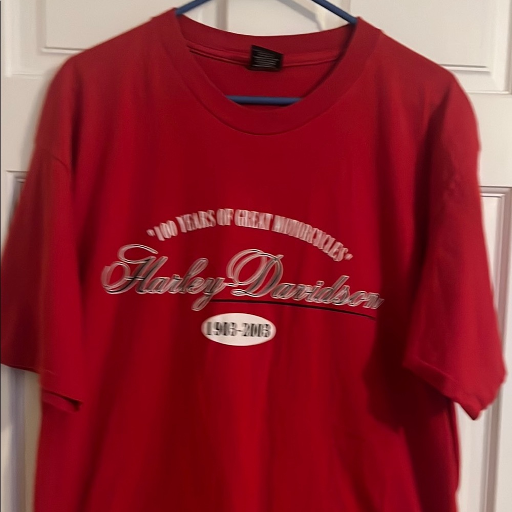 Harley-Davidson Red Men's T-Shirt